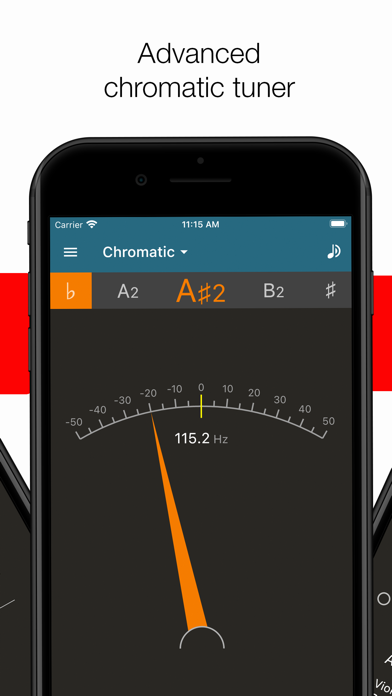 Pitched Tuner - Tuning App Screenshot