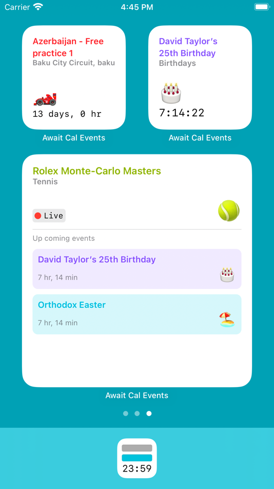 #1. Await Cal Events (macOS) By: Muthuveerappan Alagappan