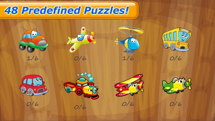 Cars Puzzle Games for Kids