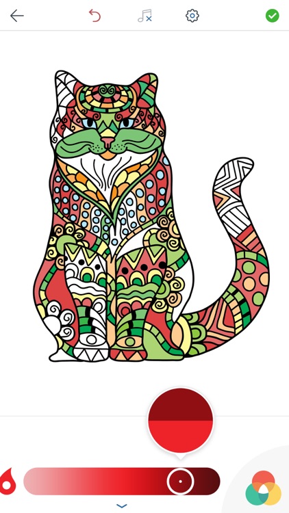 Cat Coloring Pages for Adults screenshot-4