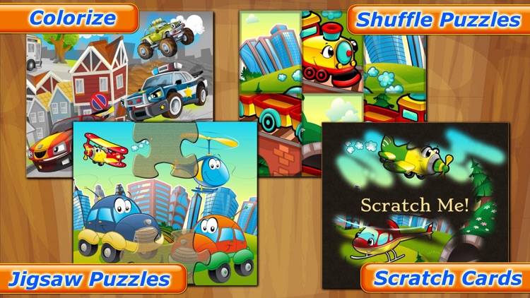 Cars Puzzle Games for Kids