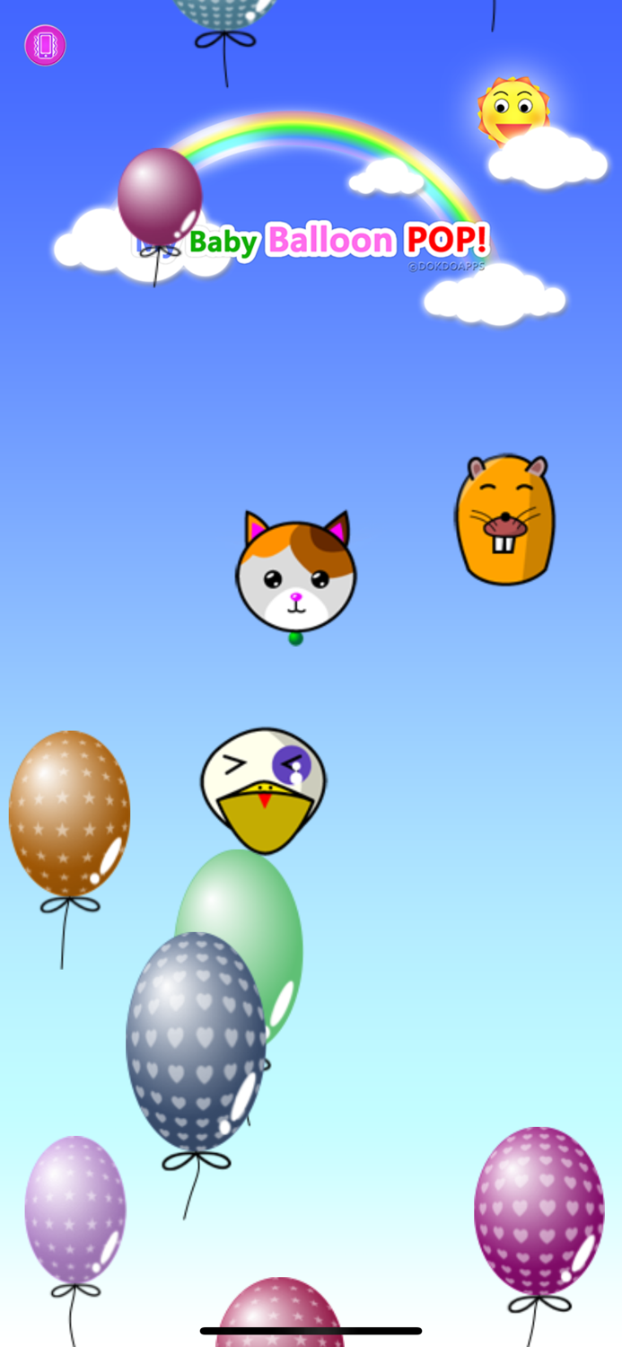 My baby game Balloon Pop lite