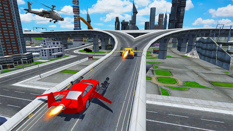 Futuristic Flying Car 2018 screenshot-4
