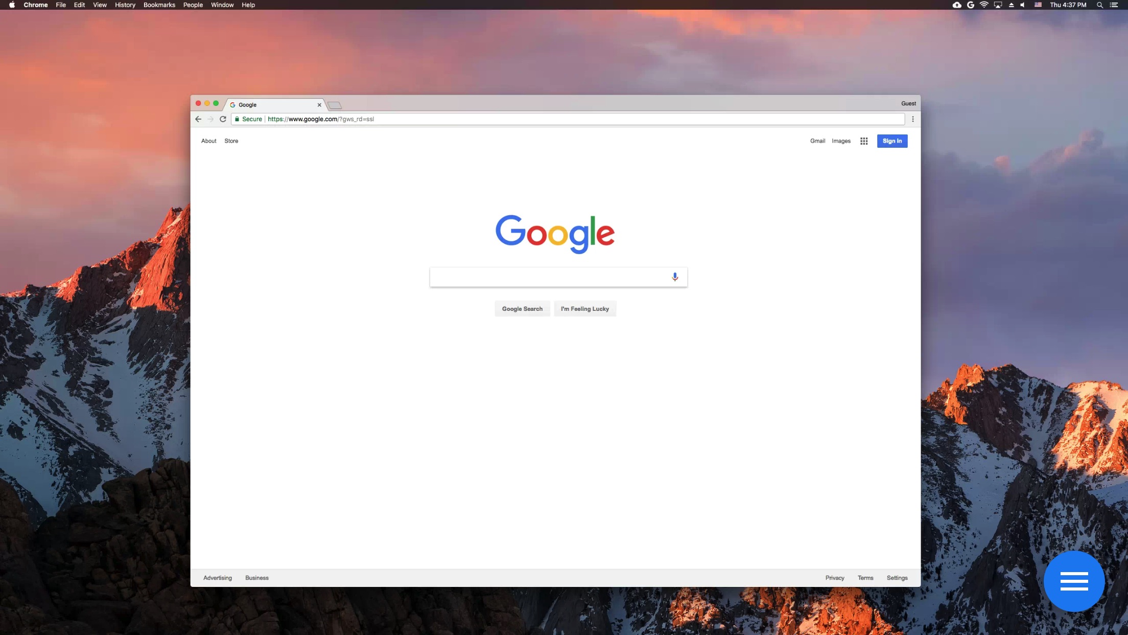 Screenshot do app Chrome Remote Desktop