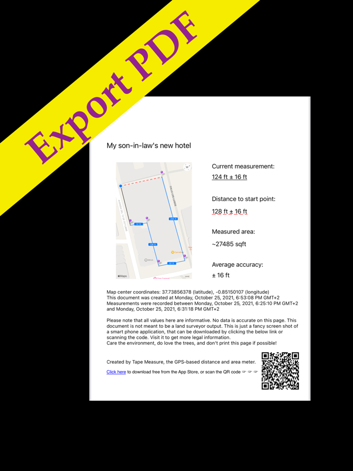 Route Tracking Tape Measure
