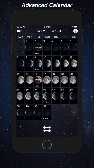 Lunar Phase - Moon Calendarのおすすめ画像2