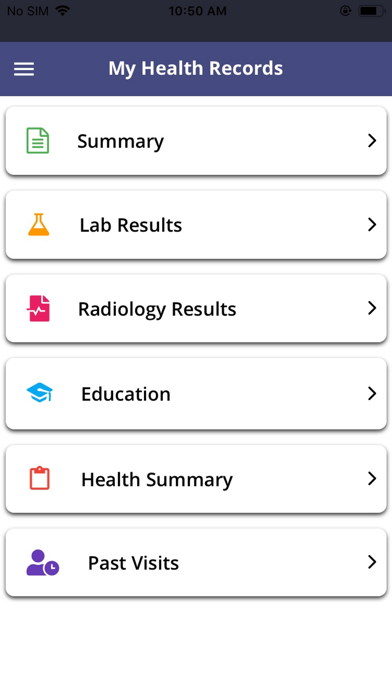 My Health Records Screenshot
