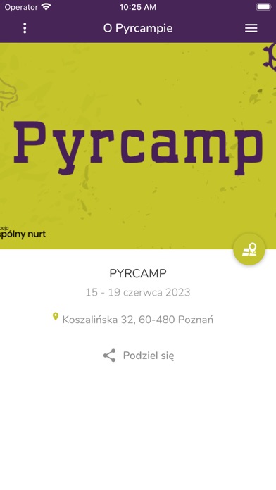 Pyrcamp - nocleg Pyrkon Screenshot