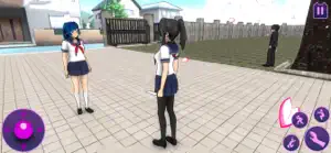 Anime Girl School Life Fun 3D screenshot #3 for iPhone