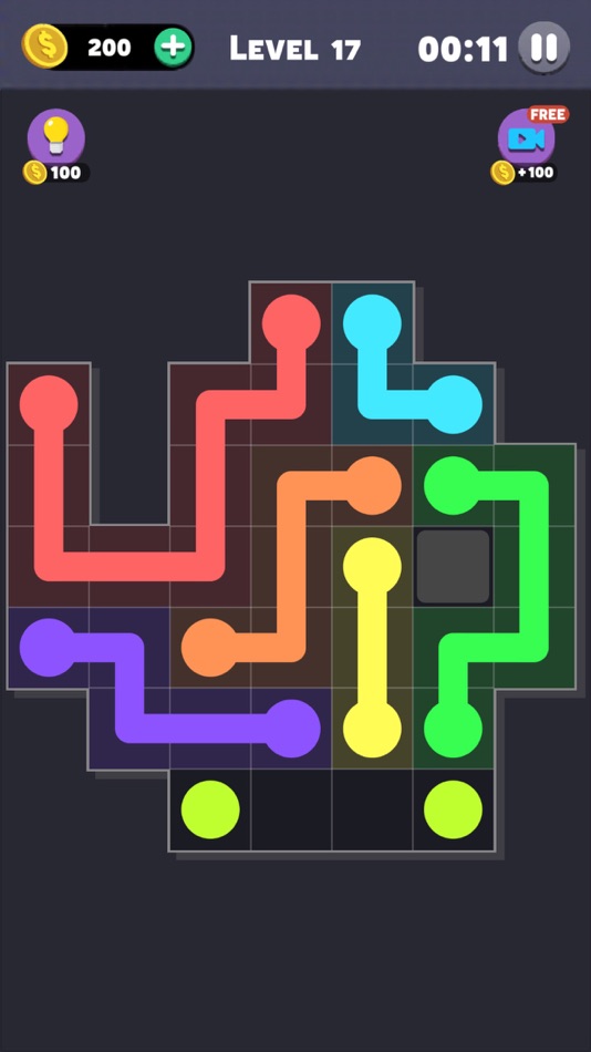 #8. Same Color: Connect The Dots (iOS) Podle: INDIEZ GLOBAL PTE. LTD.