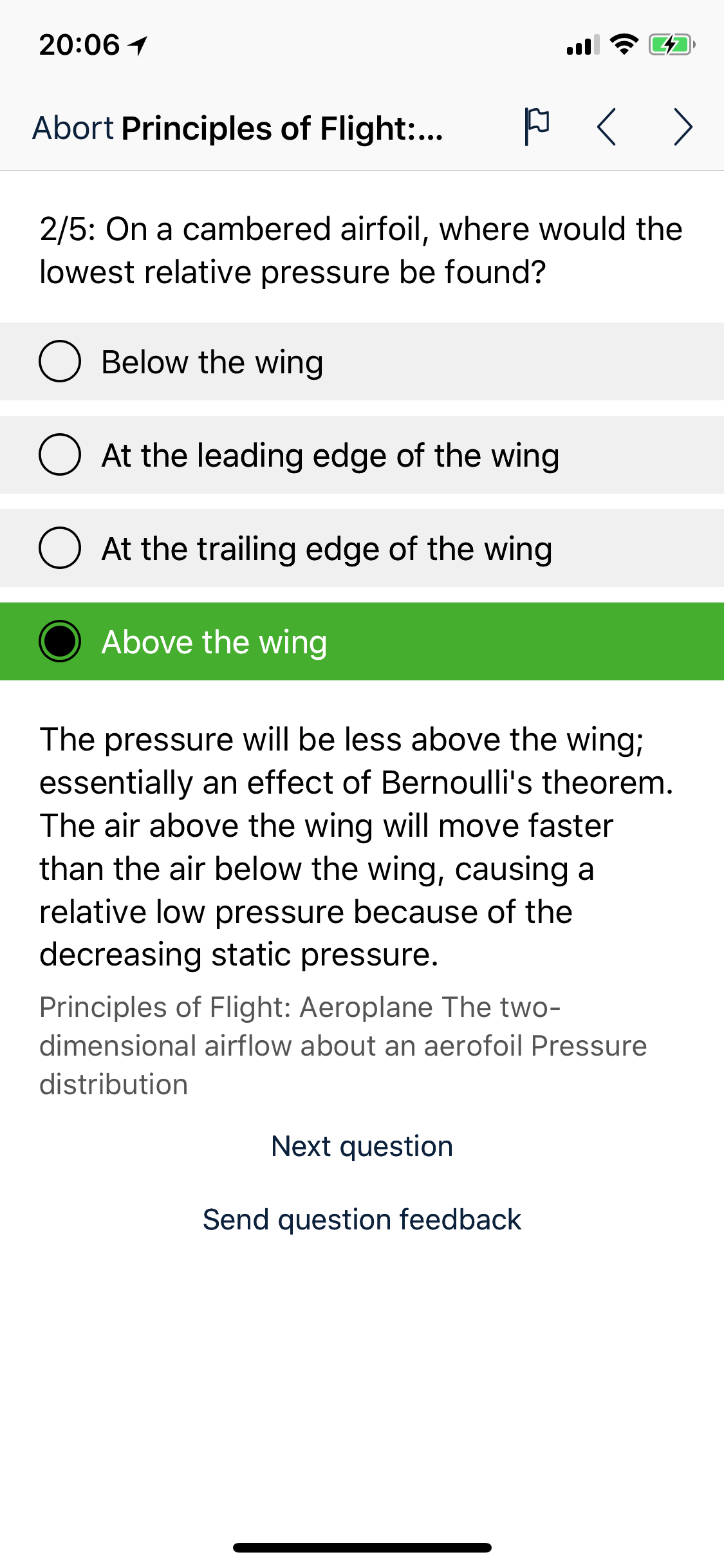 Pilot Question Database