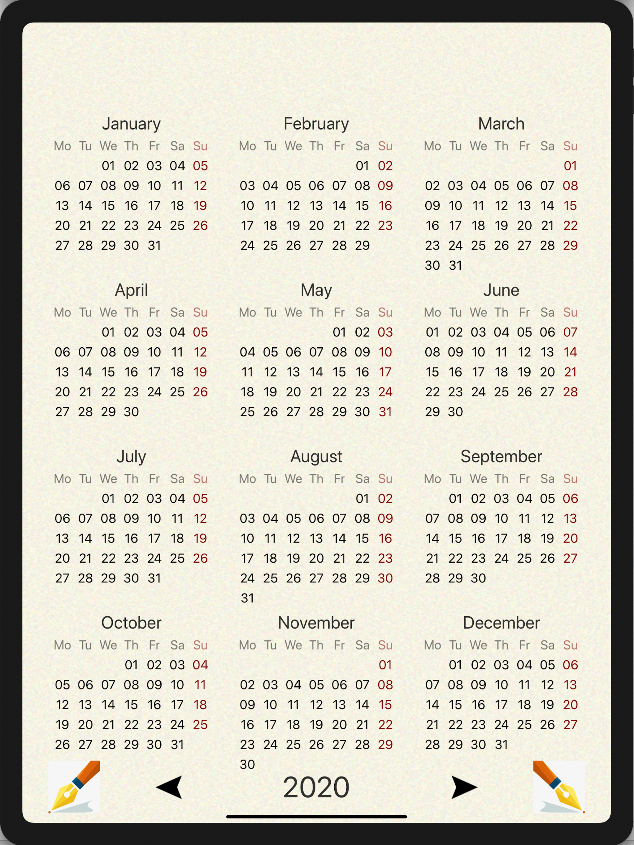 My Calendar&Note