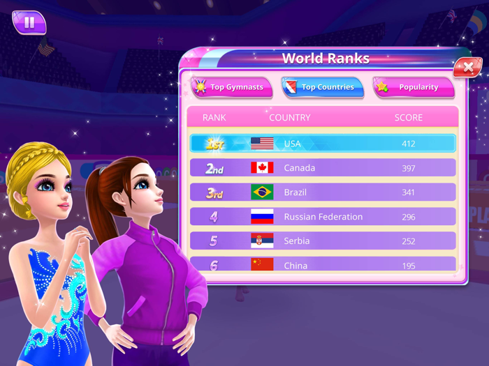 Gymnastics Superstar Gold Girl