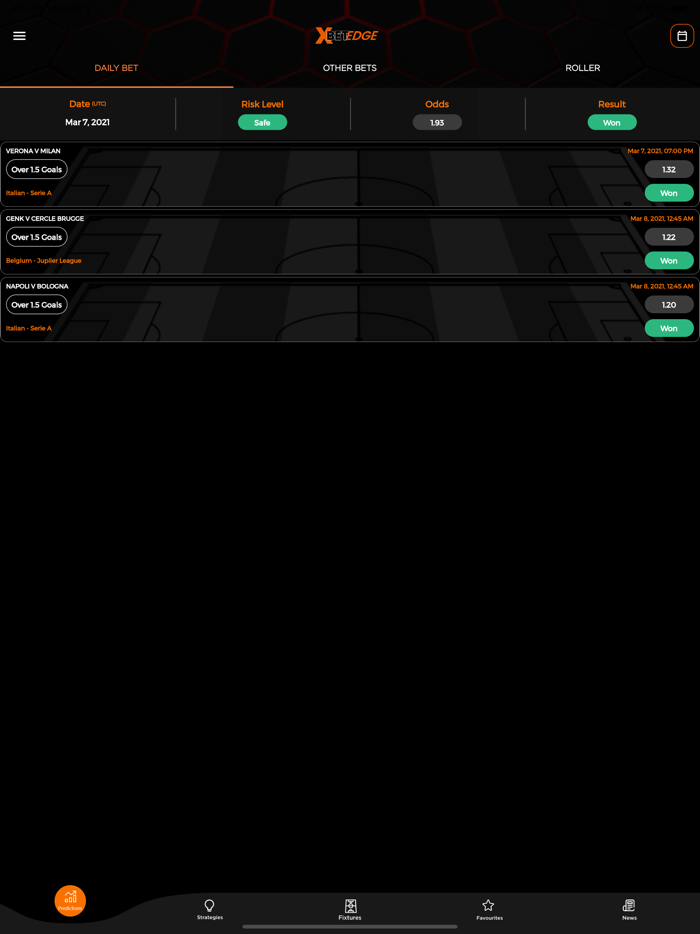 XBet Edge Football Statistics