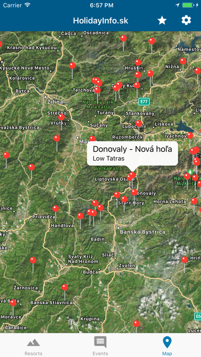HolidayInfo.sk Screenshot