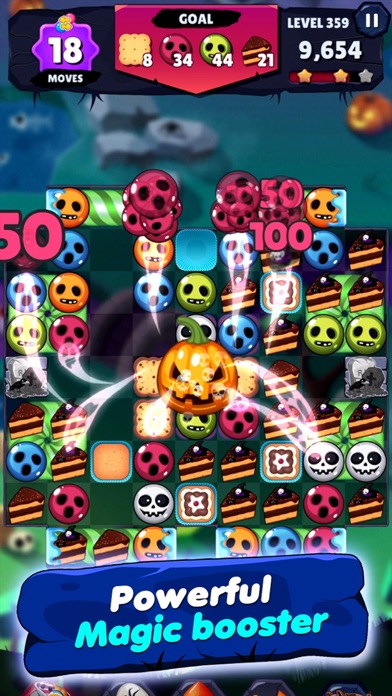 Witch Match Puzzle : Halloween Screenshot