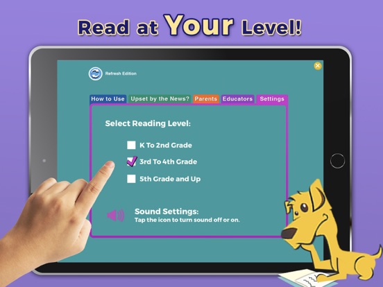 News-O-Matic: Reading for Kids iPad app afbeelding 4