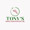 Here at Tonys, we are constantly striving to improve our service and quality in order to give our customers the very best experience