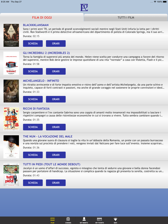 Screenshot #4 pour Webtic Raffaello Cinema