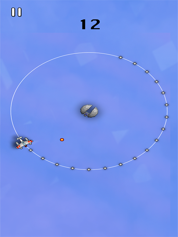 Airplane Battle Orbit Shooter iPad screenshot
