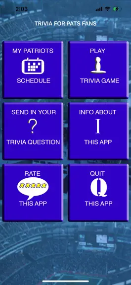 Game screenshot Trivia for NE Patriots Fans mod apk