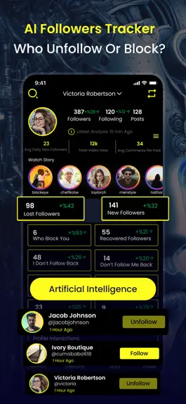 Game screenshot Reports AI: Followers Tracker mod apk