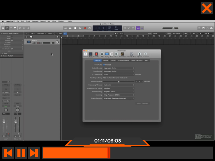 Recording and Editing Course