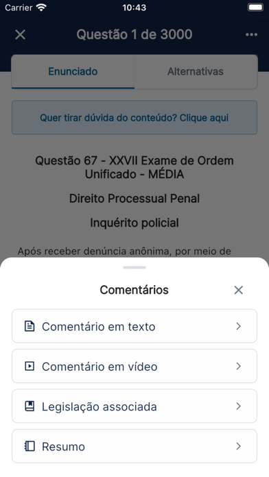 Aplicativos de Bolso para OAB Screenshot