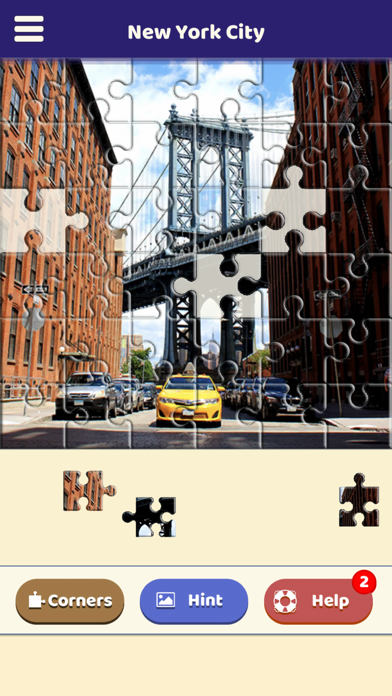 New York City Puzzle Screenshot