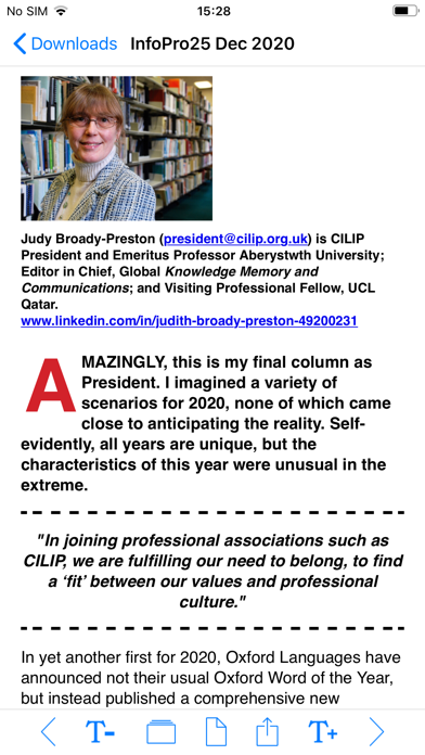 CILIP Screenshot