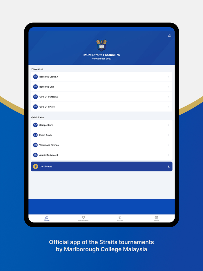 MCM Straits Tournaments