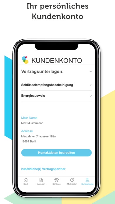 Gewobag Service-App Screenshot