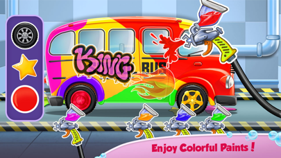 Kids Bus: Super Car Wash Salon Screenshot