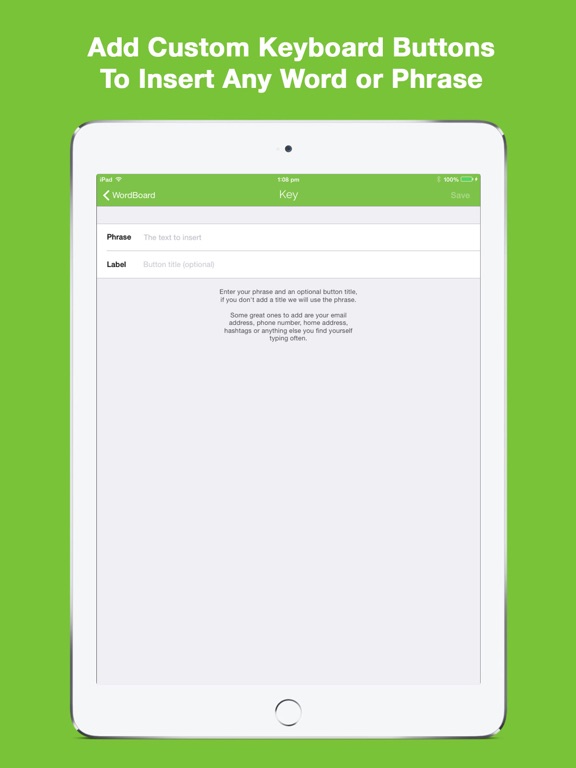 WordBoard - Phrase Keyboard screenshot 4