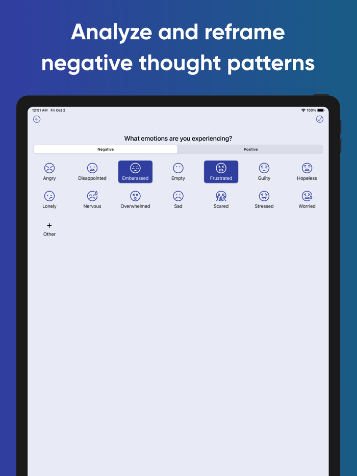 Clarity - CBT Thought Diary