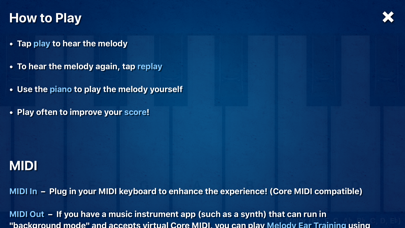 Melody Ear Training Screenshot