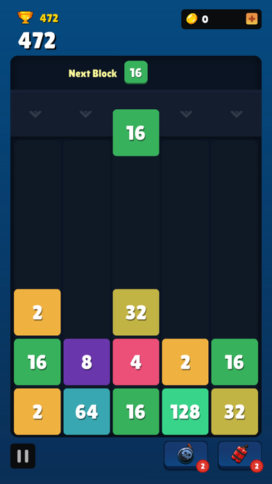 Drop Number: Merge Puzzle Screenshot