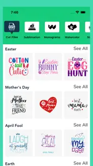 design for cricut space ‎ iphone screenshot 4