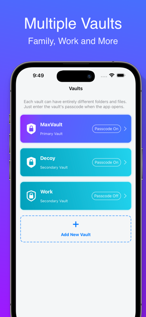 ‎MaxVault - Photo & Video Vault Screenshot