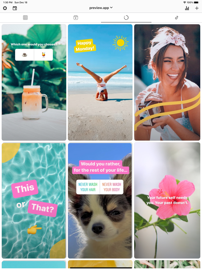 PREVIEW Planner for Instagram