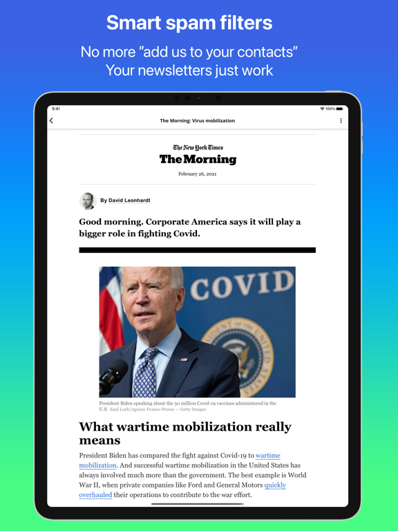 Screenshot #6 pour Newsletter Reader