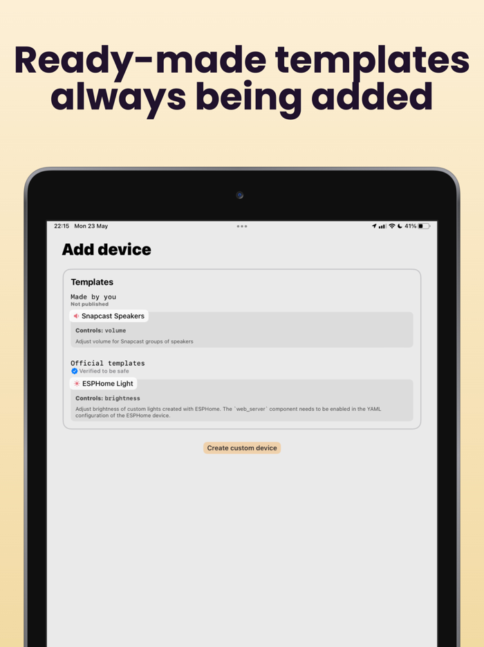 Volum - control smart devices
