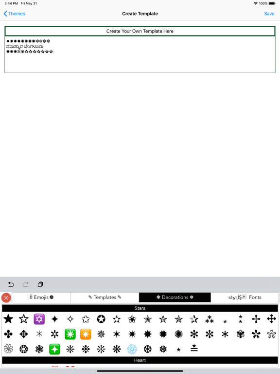 Namma Kannada Keyboard iPad screenshot 5 - Utilities app