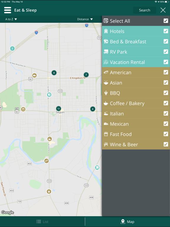 Visit Seguin TX! iPad screenshot 4 - Travel app