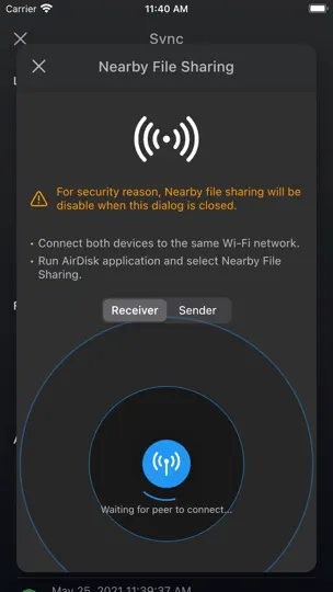 Скриншот AirDisk: Файловый менеджер на iPhone 8