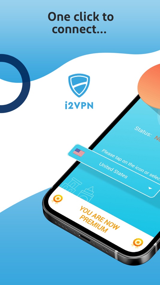 #1. i2VPN - Secure VPN Proxy (iOS) By: I2TEK LTD
