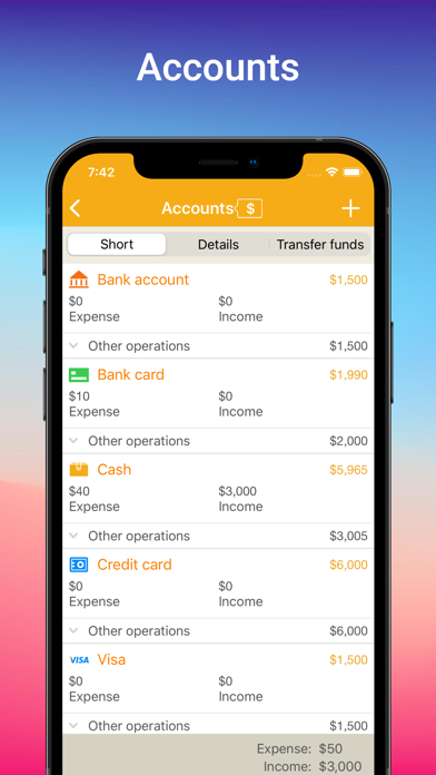 Home Bookkeeping Screenshot