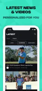 GLF: Golf Live Scores & News screenshot #5 for iPhone