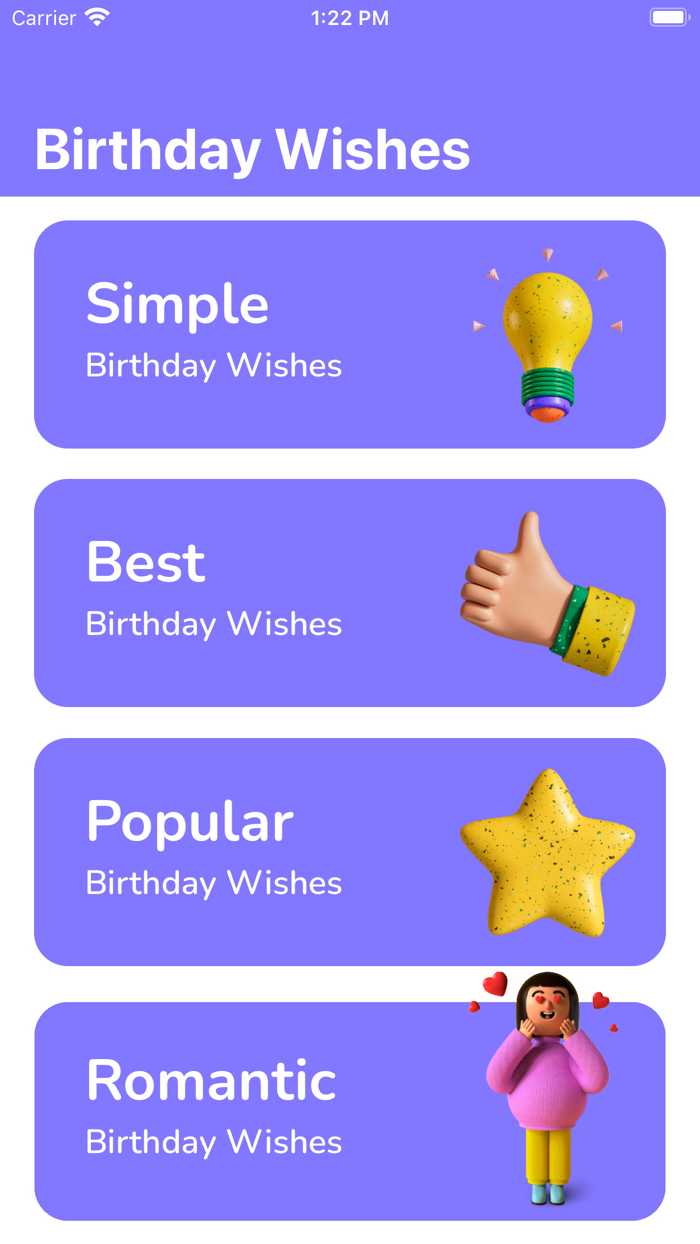 Birthday Wishes App