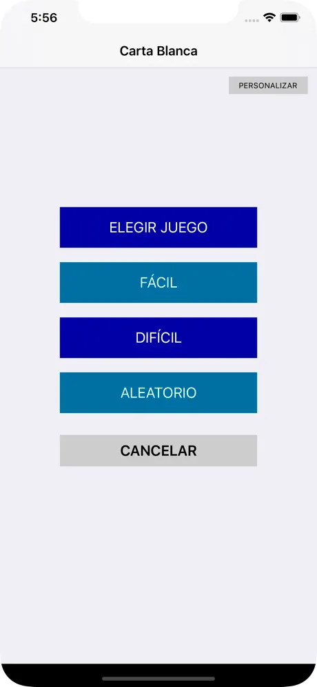 iCarta Blanca